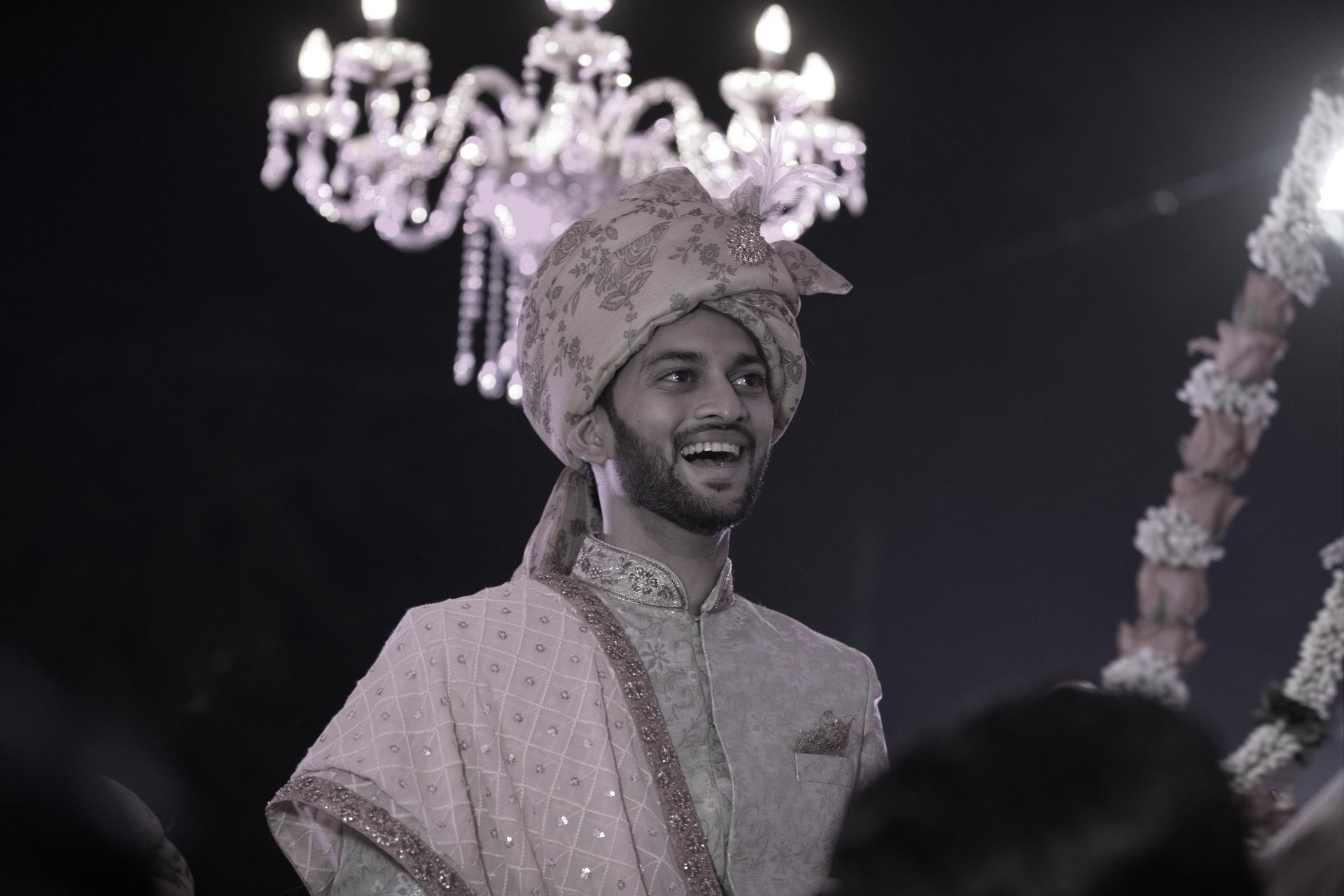 Milan Patel traditional wedding turban